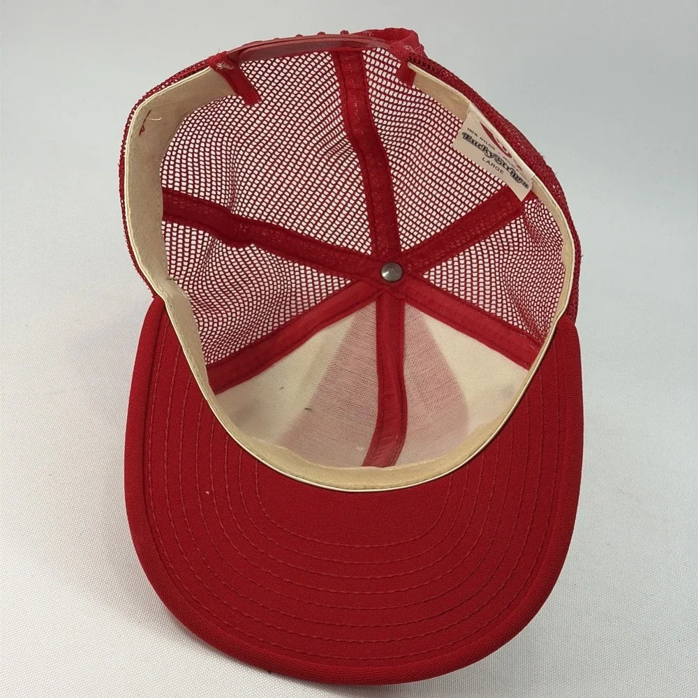 Vintage St. Louis Cardinals Hat Cap Snap Back World Series 1985 AJD Lucky Stripe